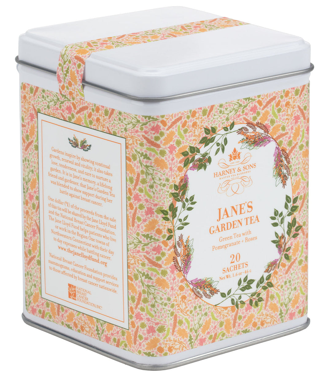 Harney & Sons - Thé Jane's Garden, boîte de 20 sachets
