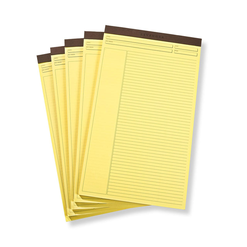 Blocs de notas amarillos Freeleaf para anotaciones (juego de 5)
