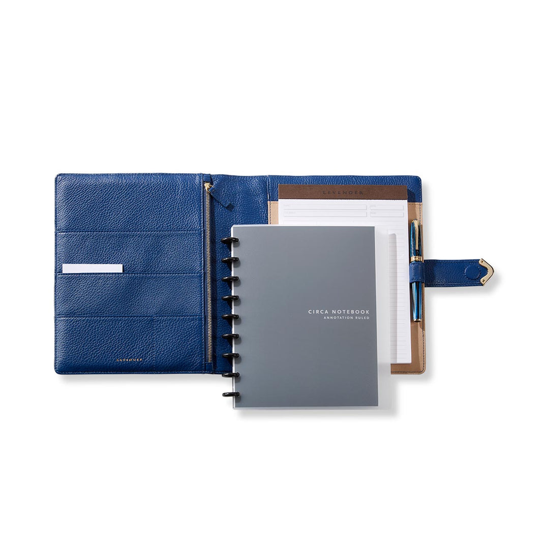 Circa Hamptons Quilted Softolio - Classic Blue, Midway - Final Clearance
