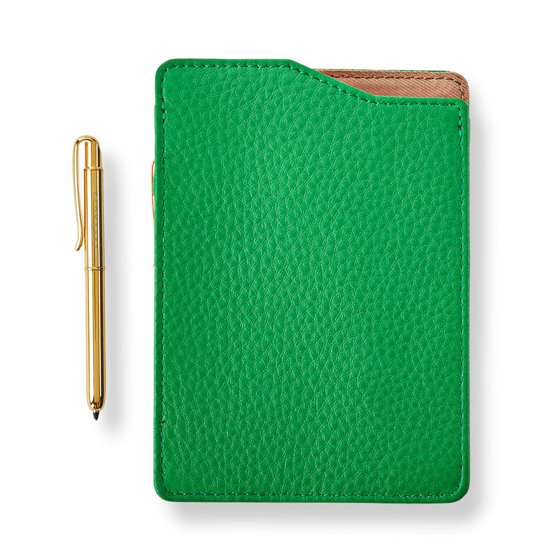 Estuche CardMaster de piel granulada